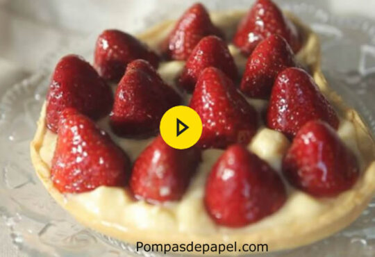 receta de corazones de fresas