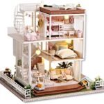 Ideas de casas de muñecas de madera para niñas y para adultos en navidad
