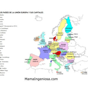 Mapas de europa mudos para imprimir y estudiar