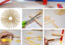 Como hacer manualidades con aviones de madera para niños