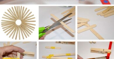 Como hacer manualidades con aviones de madera para niños