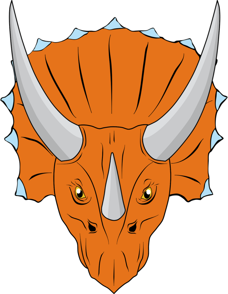 como dibujar un triceratops